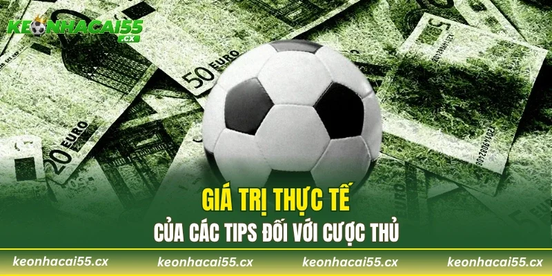 Giá trị thực tế của các tips đối với cược thủ 