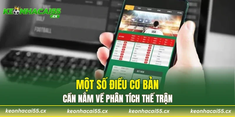 Một số điều cơ bản cần nắm về phân tích thế trận