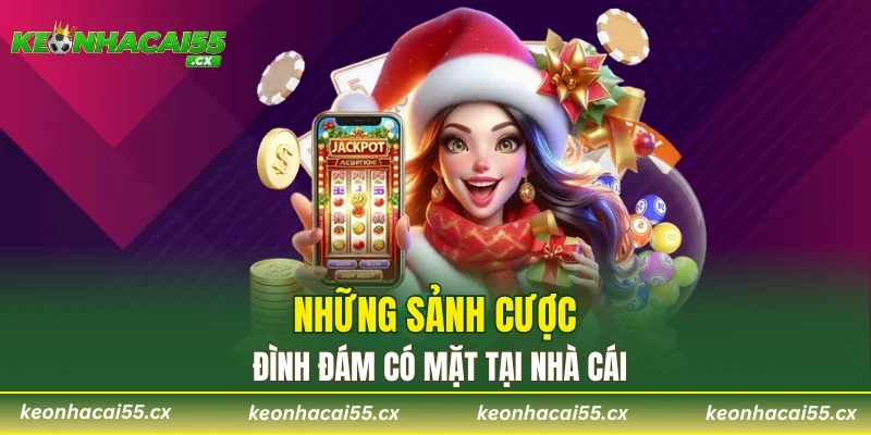 Những sảnh cược đình đám có mặt tại nhà cái