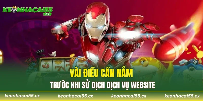 Vài điều cần nắm trước khi sử dịch dịch vụ website